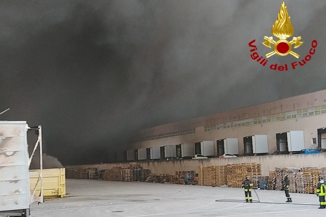 Galleria foto 'Incendio nel Barese, a fuoco lo stabilimento della Terminal Puglia tra Adelfia e Rutigliano – FOTO e VIDEO' - foto 6