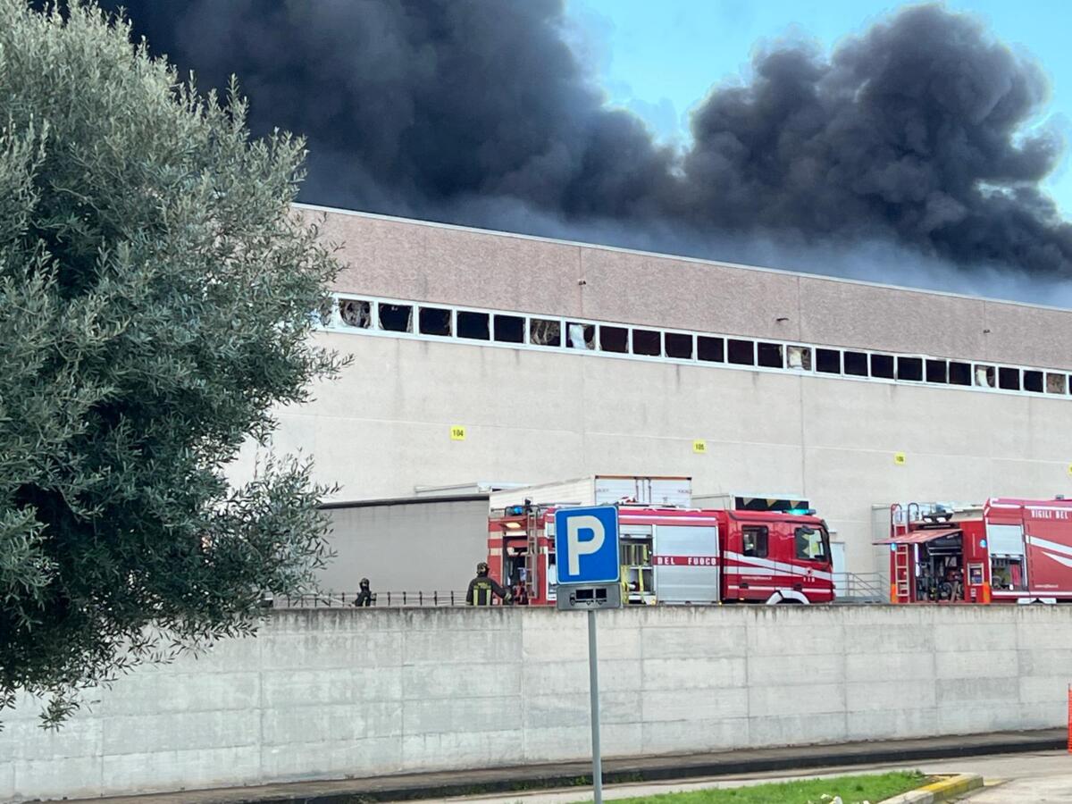 Galleria foto 'Incendio alla Terminal Puglia di Rutigliano, allerta per la qualità dell’aria: monitoraggio costante dell’Arpa' - foto 1