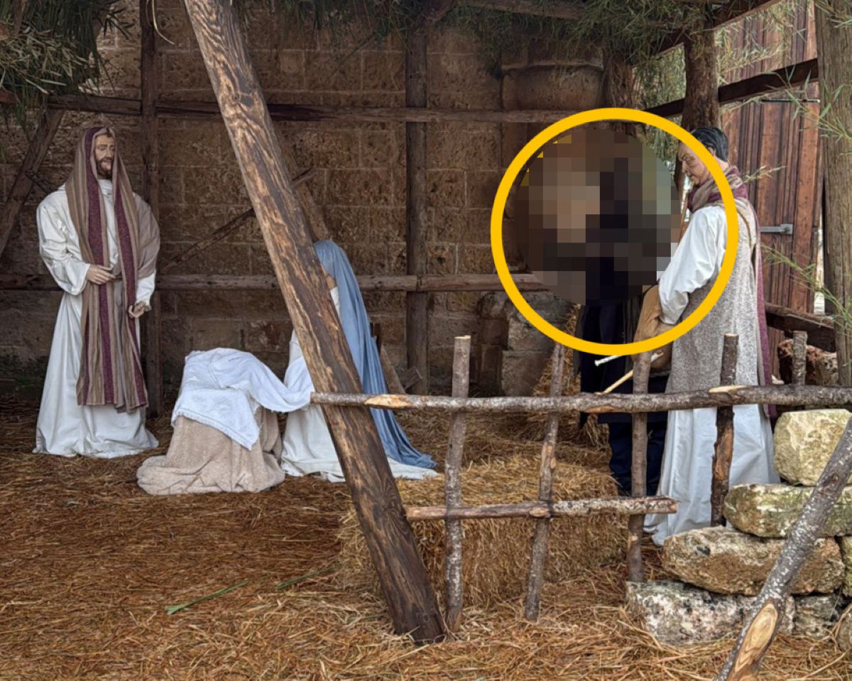 Galleria foto 'Galatone, tenta di mimetizzarsi tra le statue del presepe: arrestato un latitante 38enne' - foto 1