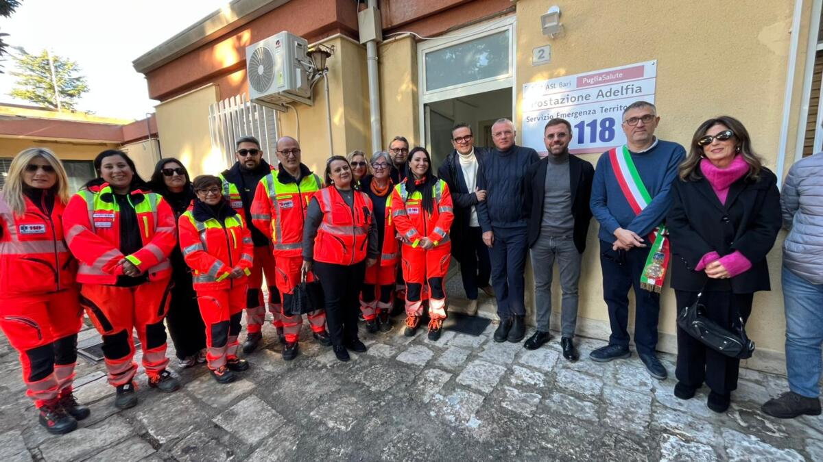 Galleria foto 'Adelfia, una nuova sede per gli operatori del 118: «Spazi adeguati per un migliore servizio ai cittadini»' - foto 1