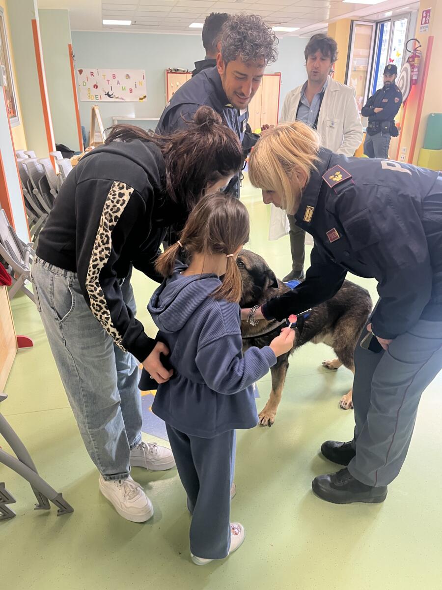 Galleria foto 'Bari, sorpresa per i bimbi ricoverati al Pediatrico: una mattinata di gioia e spensieratezza con la Polizia' - foto 8