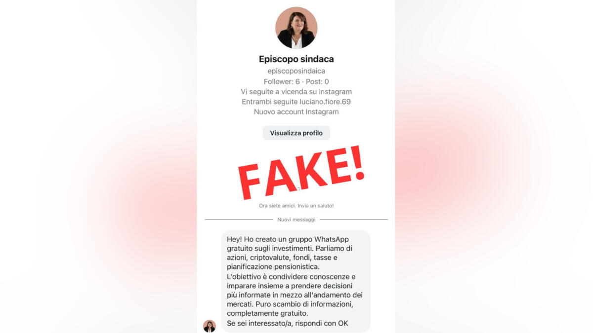 Galleria foto 'Sui social spunta un profilo fake della sindaca di Foggia, il Comune avverte: «È una truffa, state attenti»' - foto 1