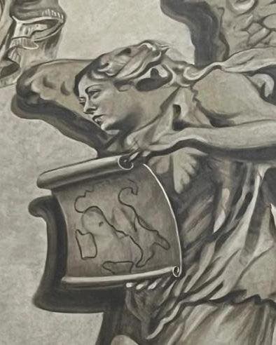 Galleria foto 'Roma: in un affresco restaurato spunta il volto della premier, Meloni: «No, decisamente non somiglio a un angelo»' - foto 1
