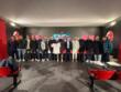 Bari calcio, delegazione AIAC in visita allo stadio San Nicola