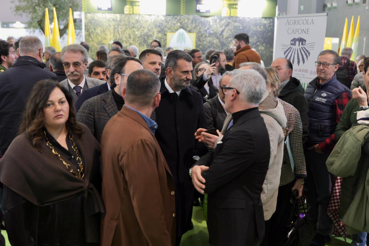 Galleria foto 'Bari, Decaro visita Evolio Expo: «Olivicoltura strategica per la Puglia. La Xylella? Collaboriamo per frenare il batterio» – VIDEO' - foto 4