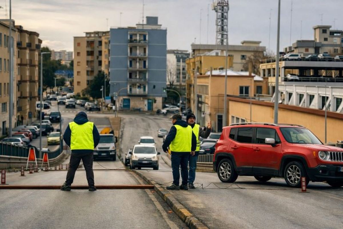 Galleria foto 'Bari, chiuso per prove di carico il ponte Garibaldi: la struttura riaprirà dopo i test' - foto 1