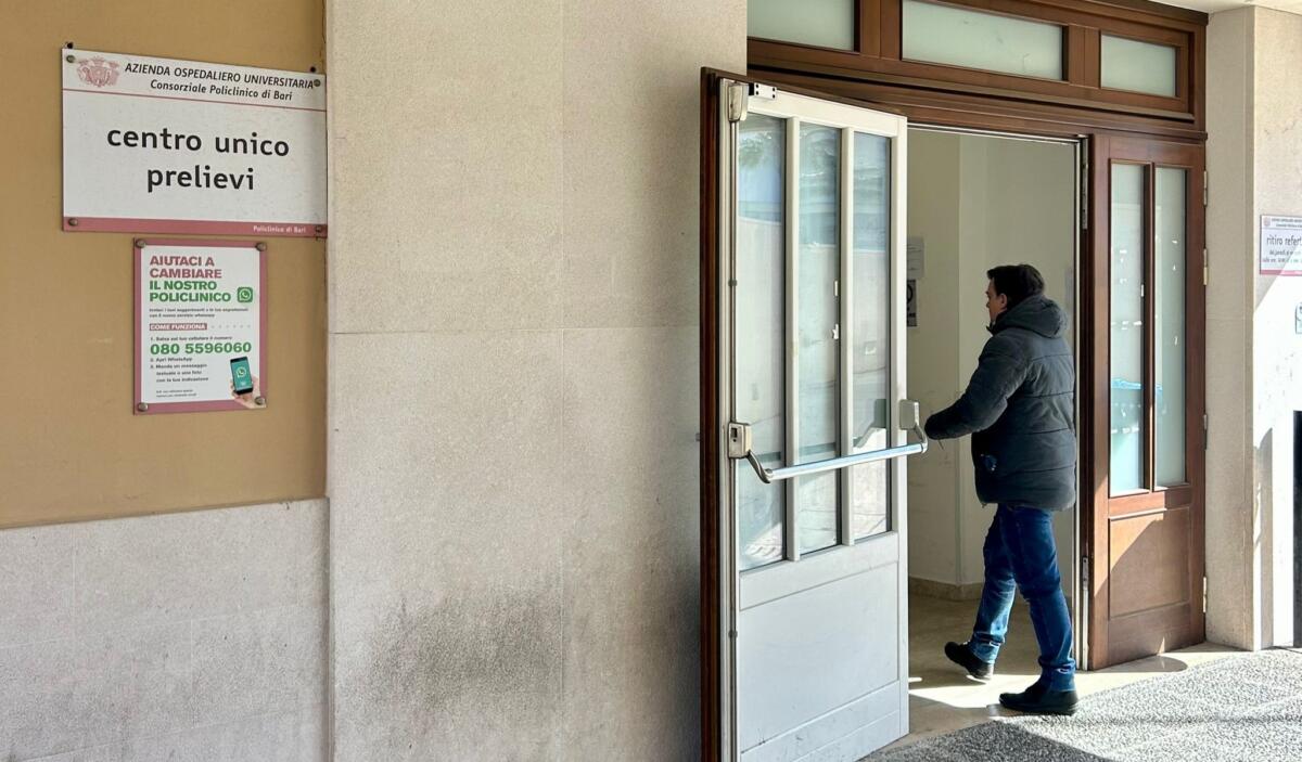 Bari, al Policlinico agende dedicate per i prelievi per pazienti oncologici, ematologici e in gravidanza Bari, al Policlinico agende dedicate per i prelievi per pazienti oncologici, ematologici e in gravidanza