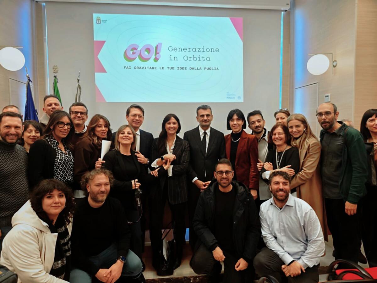 Galleria foto 'La Puglia investe sui talenti, con il programma “Go!” ecco 3 milioni per i giovani: «Sosteniamo i nuovi inizi» – VIDEO' - foto 1