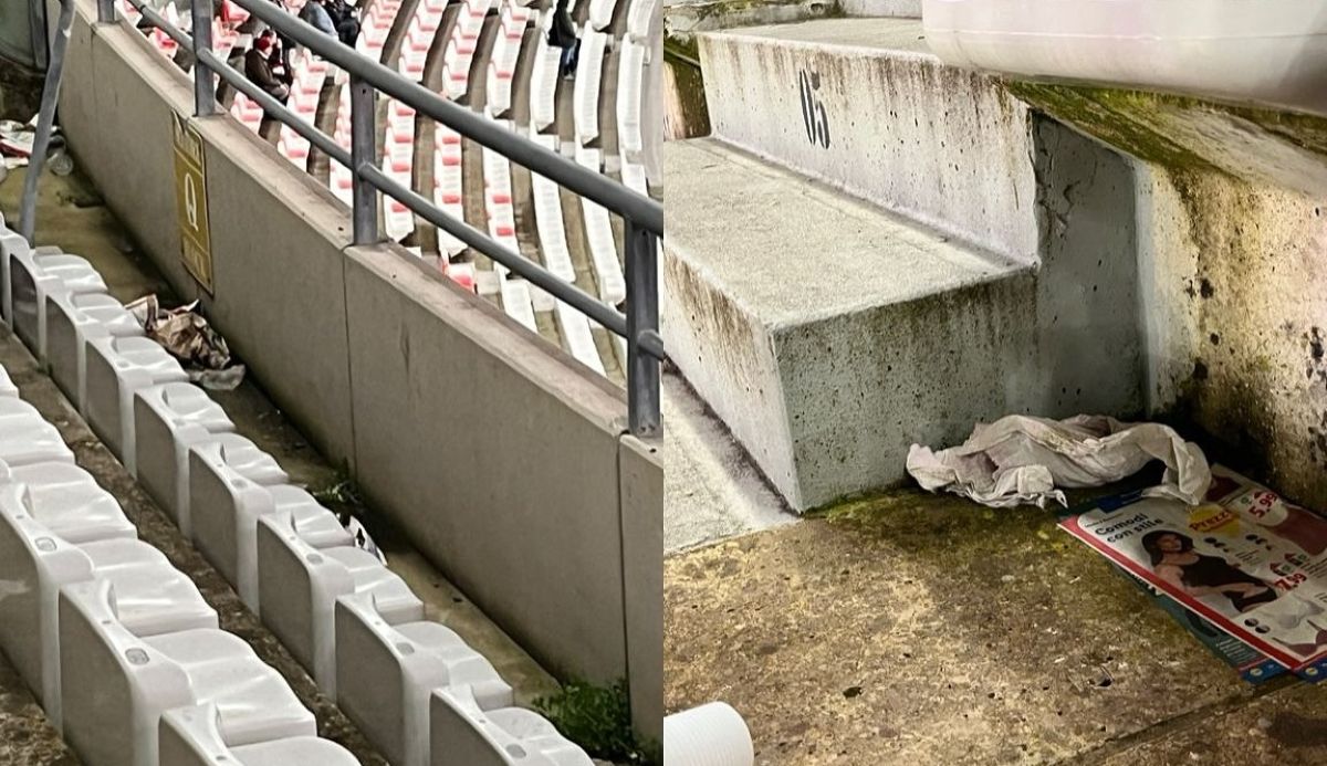 Bari, sporcizia e degrado allo stadio San Nicola: «Che schifo» – VIDEO Bari, sporcizia e degrado allo stadio San Nicola: «Che schifo» – VIDEO