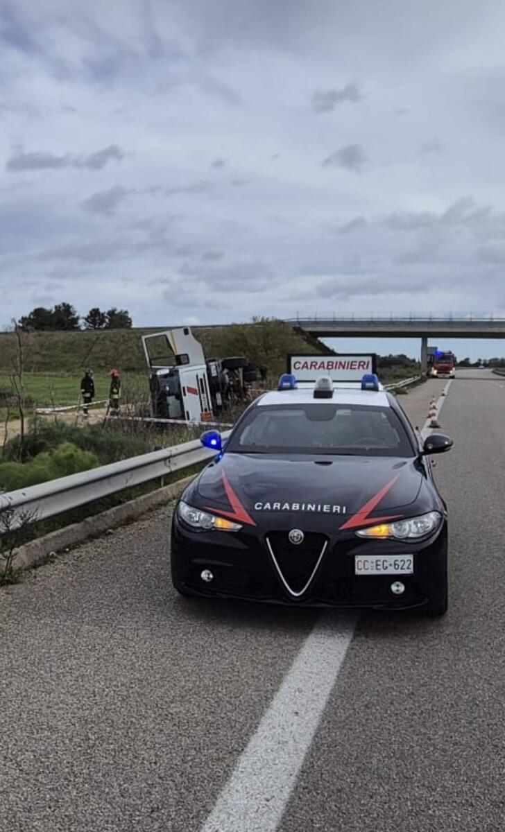 Paura in Salento: si ribalta un’autocisterna carica di Gpl. Autista ferito, Sp 367 chiusa per il travaso del gas Paura in Salento: si ribalta un’autocisterna carica di Gpl. Autista ferito, Sp 367 chiusa per il travaso del gas