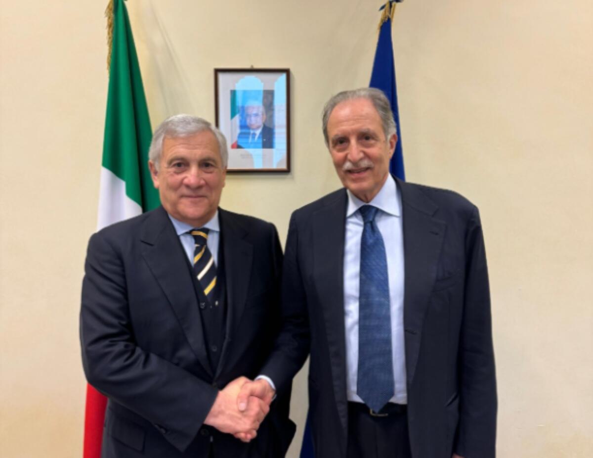 Galleria foto 'Matera capitale del Mediterraneo, patto a Roma tra Bardi e Tajani: «Nel 2026 saremo laboratorio di pace con il Marocco»' - foto 1