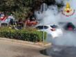 Lecce, due auto in fiamme nel parcheggio esterno dell’ospedale “Vito Fazzi”: intervengono i vigili del fuoco