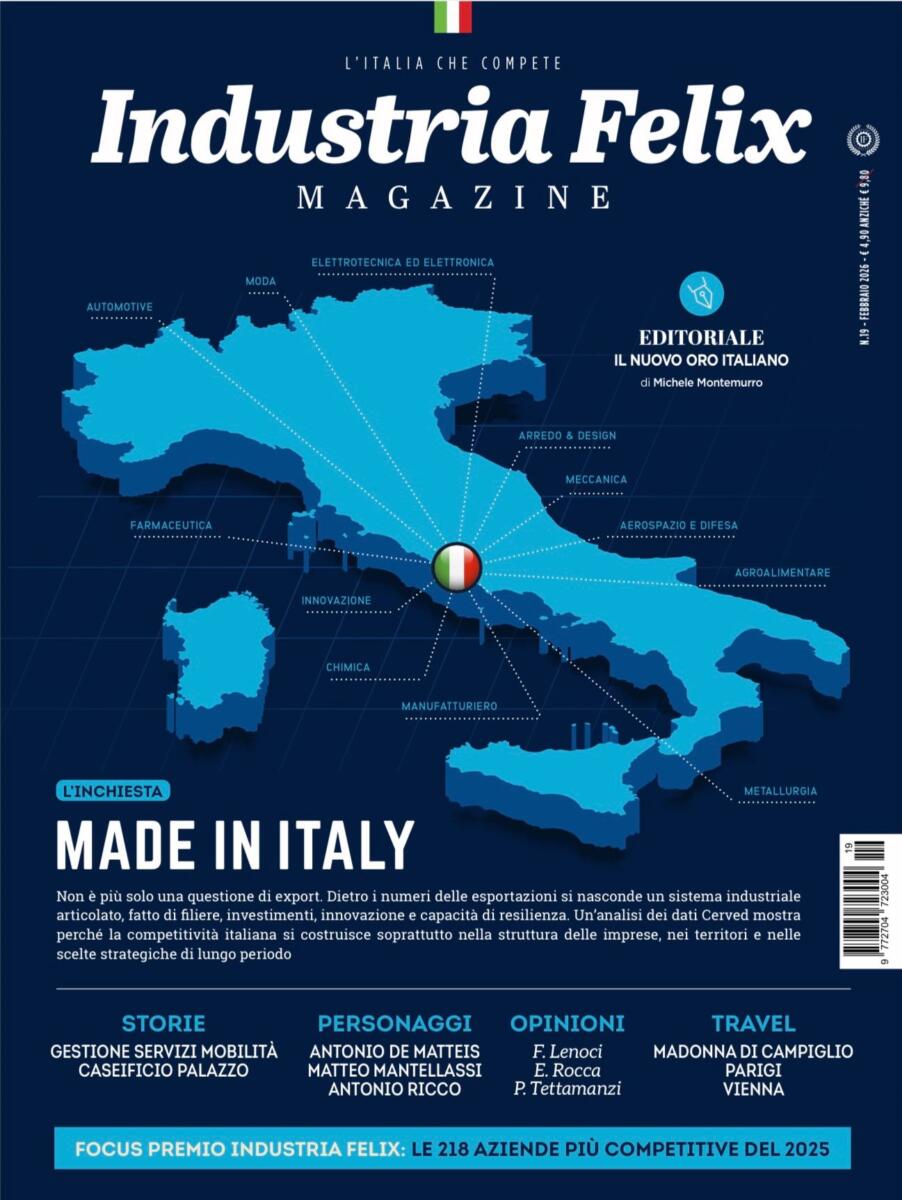 Galleria foto 'Industria Felix, parte da Milano il tour 2026 “L’Italia che compete”: in edicola il nuovo numero di IFM' - foto 1