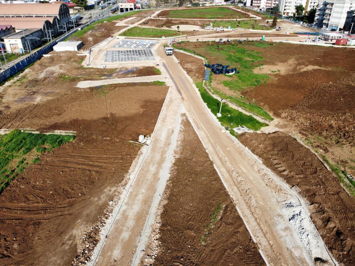 Bari, prende forma il nuovo parco della Rinascita sull’area ex Fibronit – FOTO