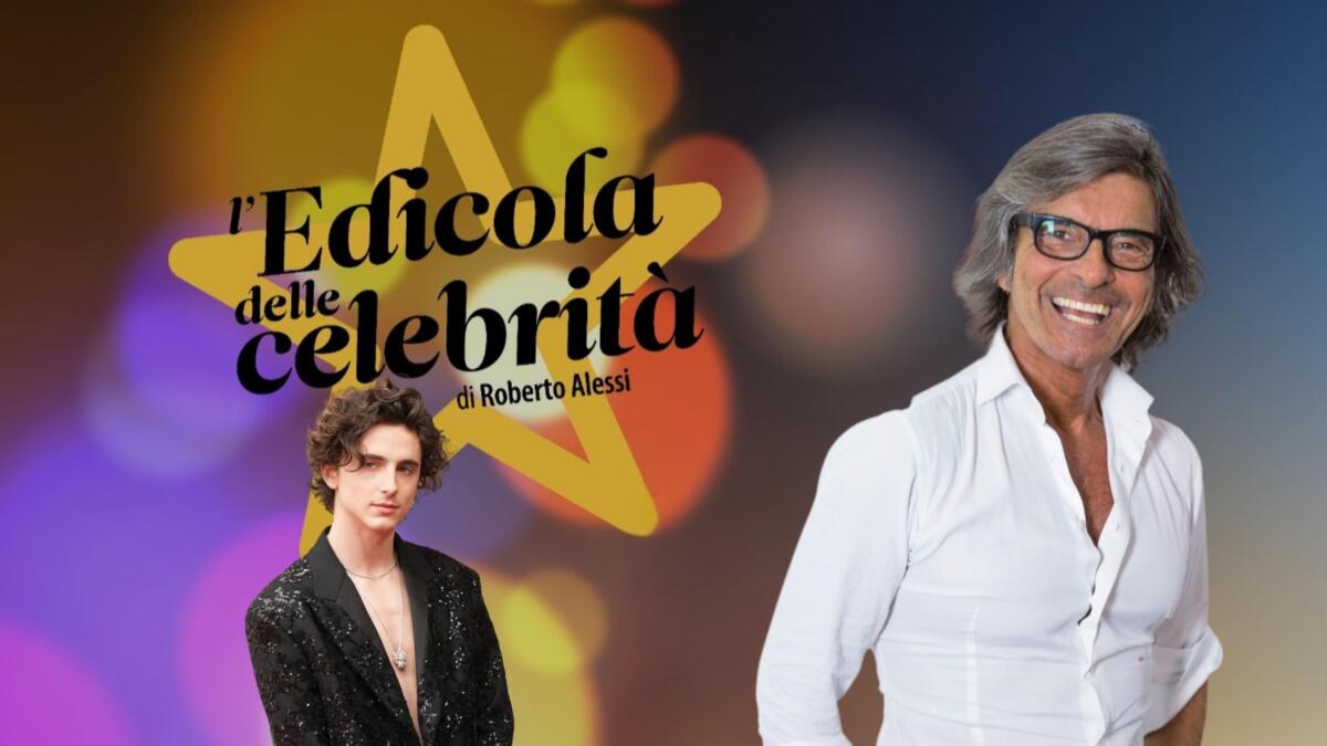 L’Edicola delle celebrità, Thimoté Chalamet tra successi e amore L’Edicola delle celebrità, Thimoté Chalamet tra successi e amore