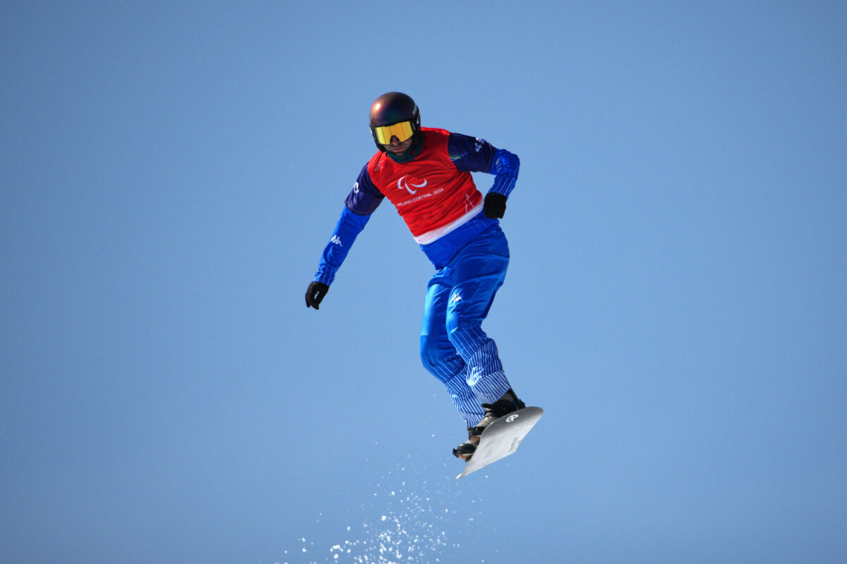 Galleria foto 'Paralimpiadi: primo oro per l’Italia, nello snowboard cross vince Emanuel Perathoner' - foto 1