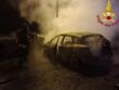 Scorrano, auto di un’infermiera distrutta in un incendio nel parcheggio dell’ospedale: si indaga