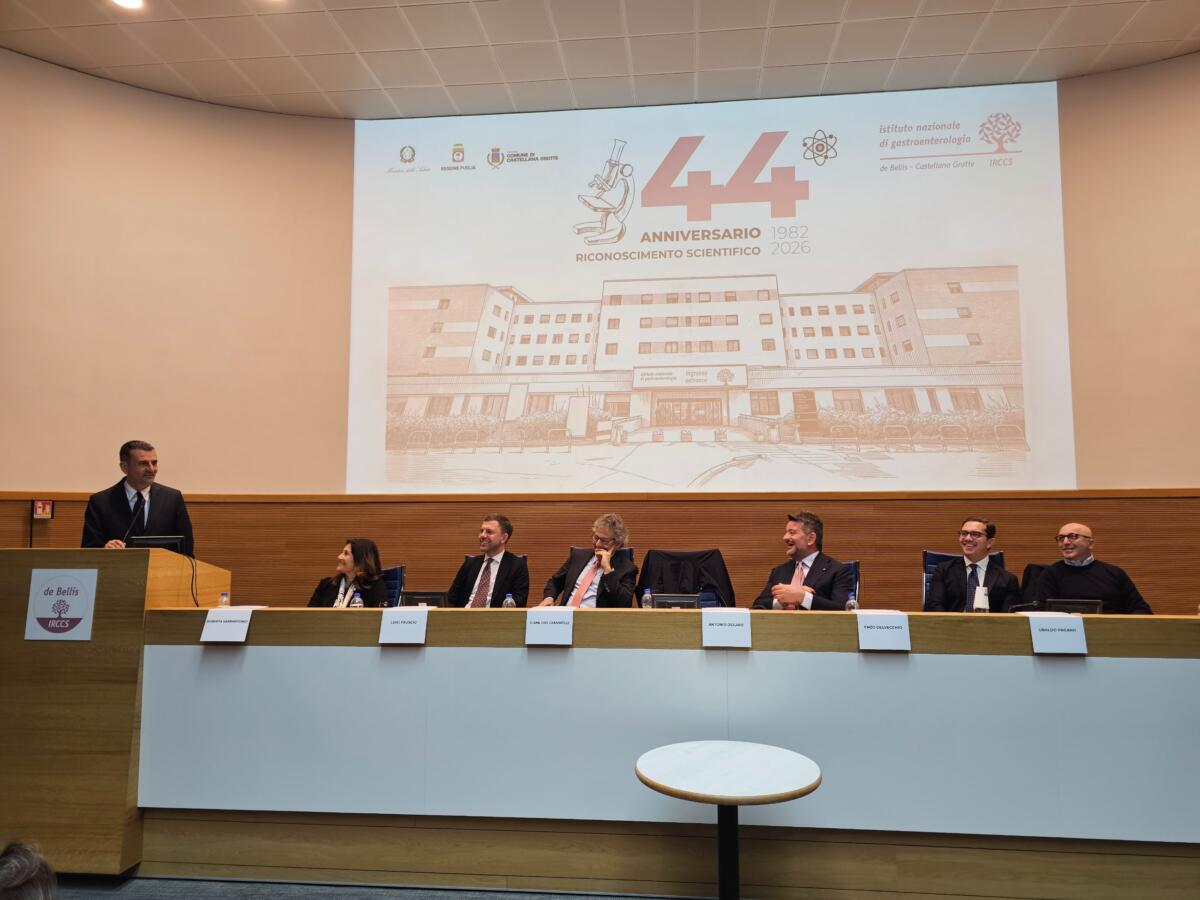 Castellana Grotte, l’Irccs “De Bellis” festeggia i 44 anni dal riconoscimento scientifico – VIDEO Castellana Grotte, l’Irccs “De Bellis” festeggia i 44 anni dal riconoscimento scientifico – VIDEO