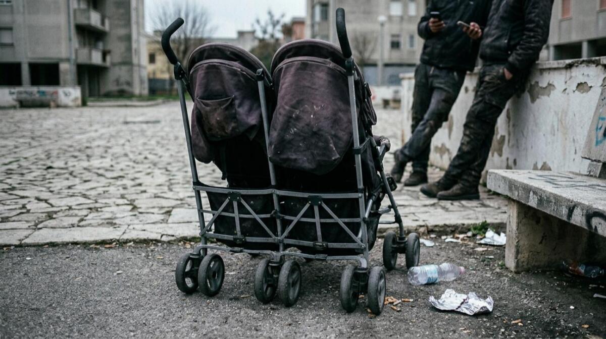 Galleria foto 'Bari, gemelline di un anno lasciate per ore da sole in strada dai genitori tossicodipendenti' - foto 1
