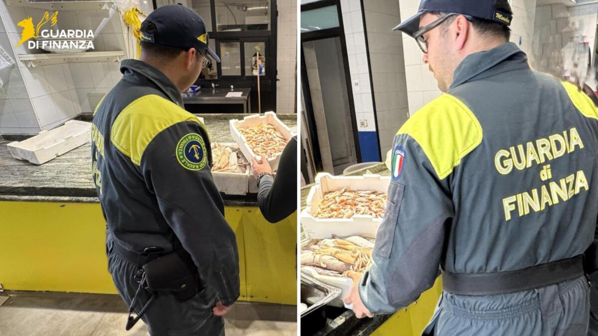 Galleria foto 'Prodotto non tracciabile, sequestrato un quintale di pesce tra Porto Cesareo e Gallipoli' - foto 1