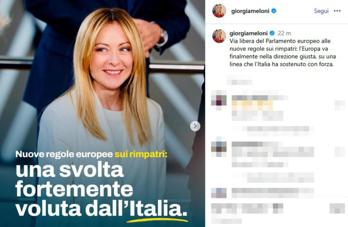 Galleria foto 'Passa la stretta sui rimpatri, il centrodestra esulta: «L’Europa va nella direzione giusta»' - foto 1