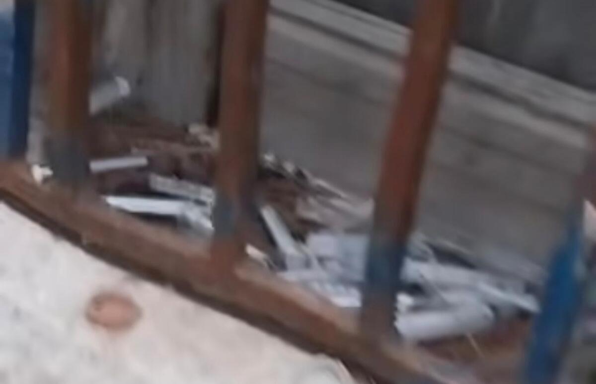 Galleria foto 'Trani, il parco dei bimbi trasformato in nascondiglio per drogati: Villa Bini invasa dalle siringhe' - foto 1