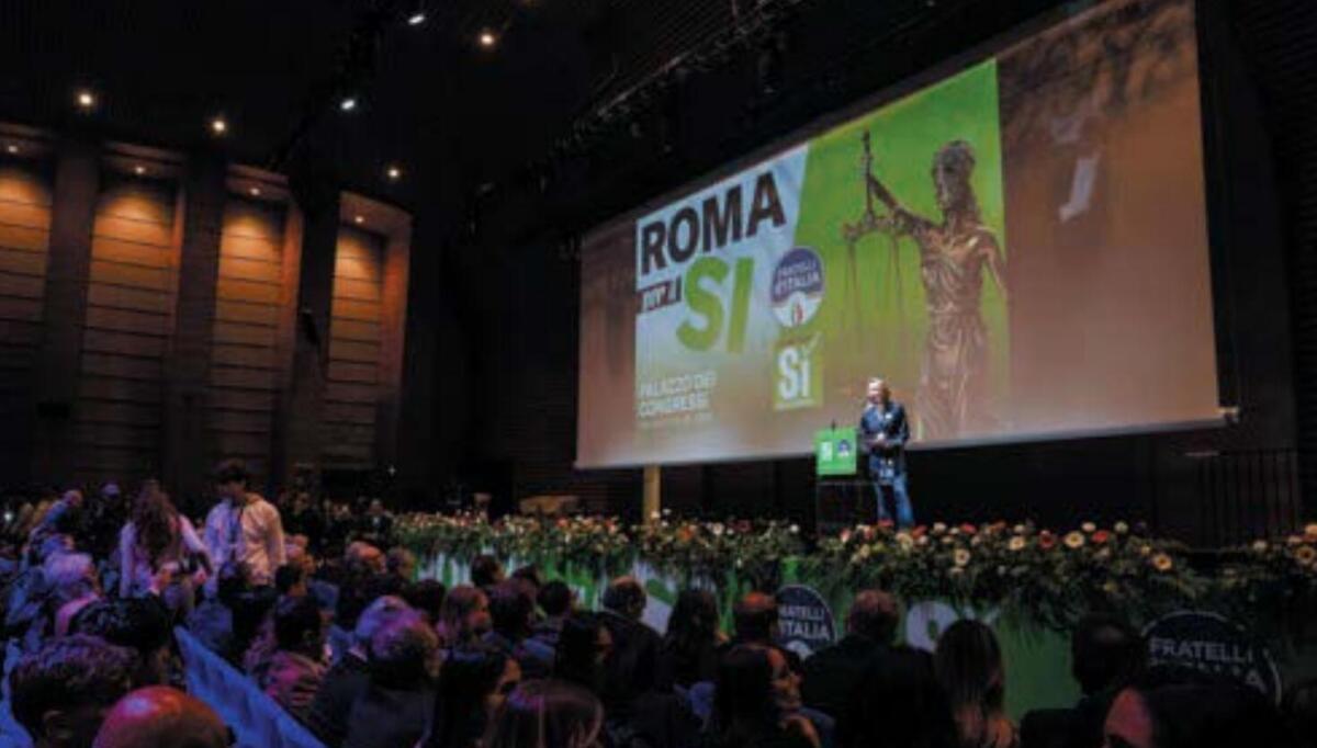 Galleria foto 'Referendum sulla Giustizia, sorelle Meloni in campo per il Sì: «Chi vota No non fa un affarone»' - foto 1