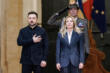 Meloni accoglie Zelensky:  «Italia sempre al fianco dell’Ucraina»