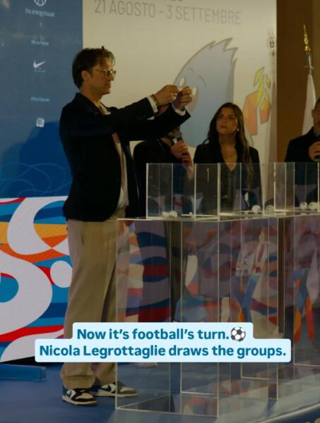 Giochi del Mediterraneo Taranto 2026: al via il sorteggio ufficiale dei gironi – FOTO