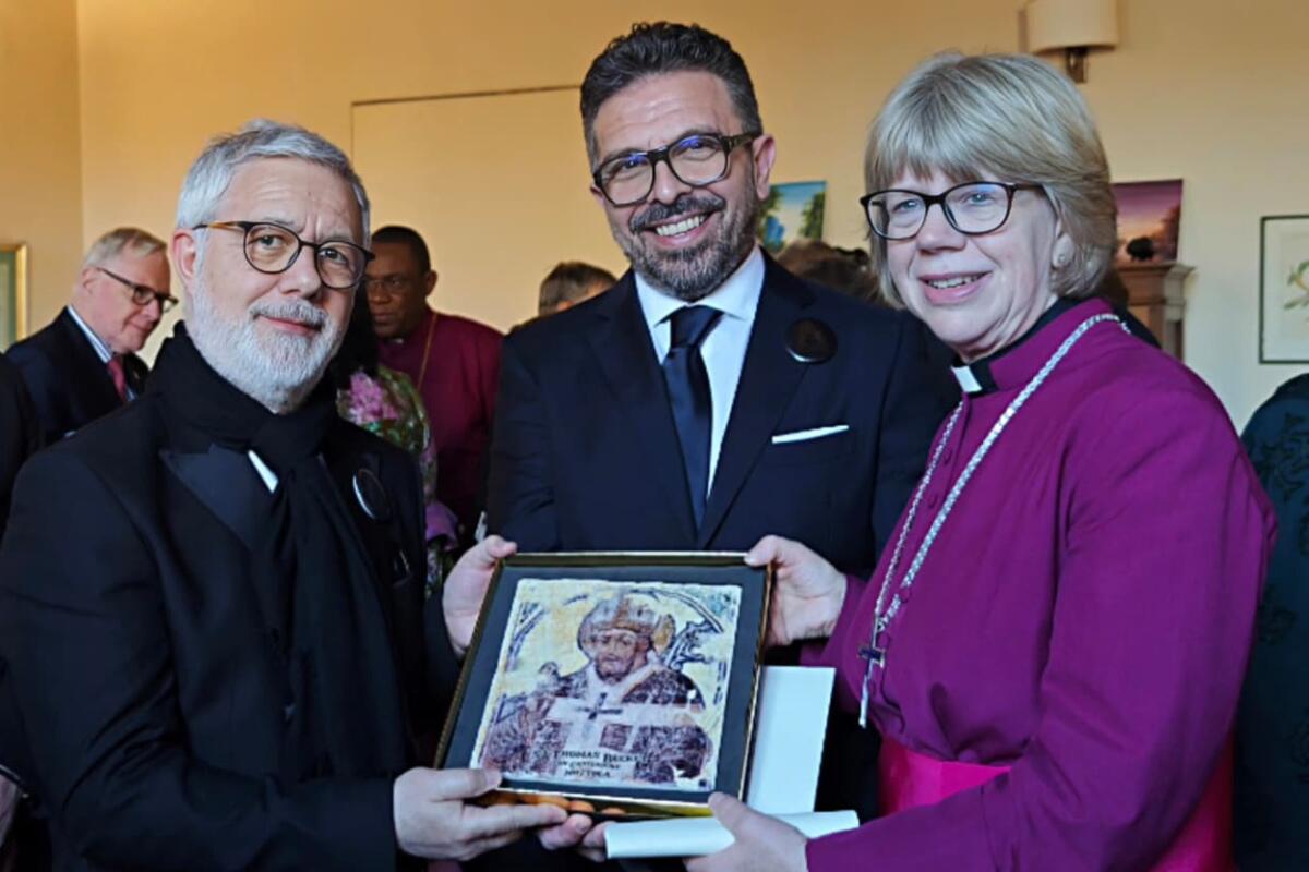 Mottola e Canterbury uniti nel segno di San Tommaso Becket, gli Araldi a colloquio con l’arcivescova Mullally Mottola e Canterbury uniti nel segno di San Tommaso Becket, gli Araldi a colloquio con l’arcivescova Mullally