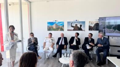 Via ai lavori al porto di Barletta, Pichetto Fratin inaugura il cantiere. Damiani (FI): «Giornata storica»