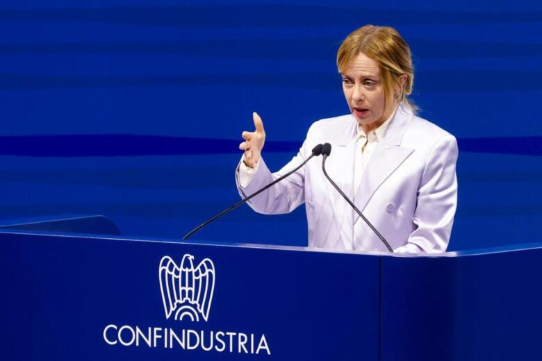meloni confindustria