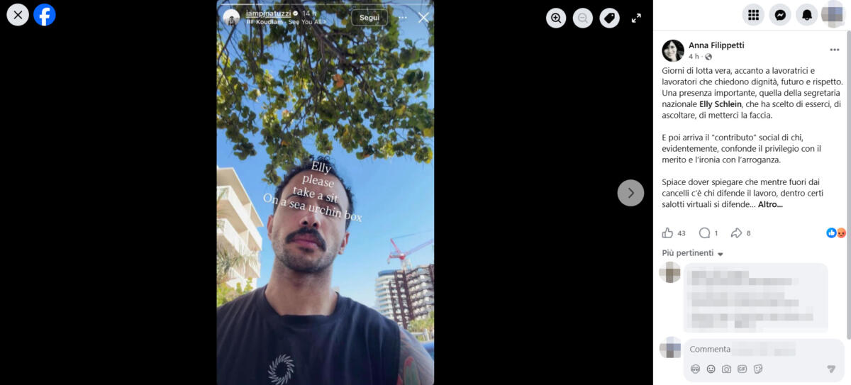 Galleria foto 'Elly Schlein al presidio dei lavoratori a Santeramo, il Pd Puglia: «Natuzzi Jr offende la segretaria»' - foto 1