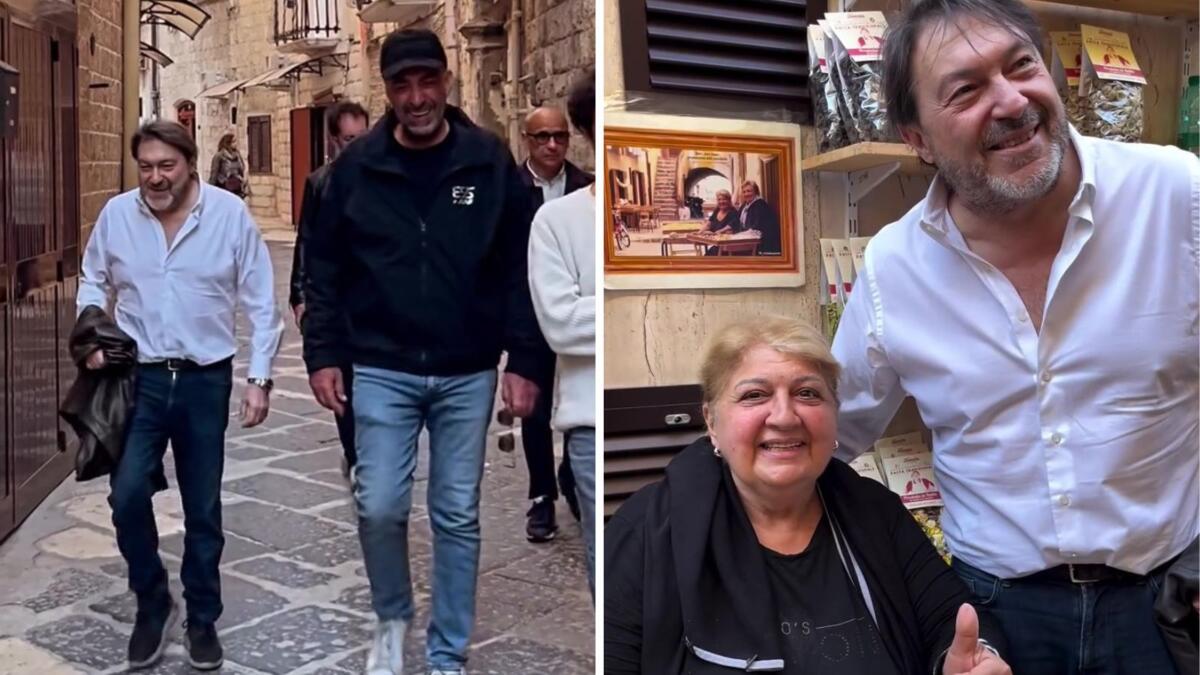 Galleria foto 'Sigfrido Ranucci tra i vicoli di Bari Vecchia, l’incontro con Nunzia prima dello spettacolo al Petruzzelli – VIDEO' - foto 1