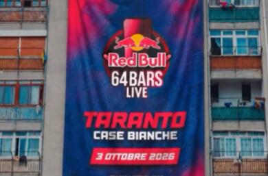 Il grande rap si prende la periferia pugliese: a Taranto arriva il “Red Bull 64 Bars live” – VIDEO