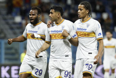 Serie A, Lecce corsaro a Sassuolo 2-3: Cheddira show, decisivo Stulic