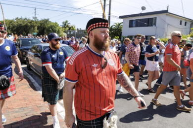 Mondiali: Tartan Army invade Miami in attesa di Scozia-Brasile