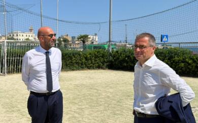 Nuova vita per i campetti “Michele Fazio”: al via il restyling sul lungomare di Bari