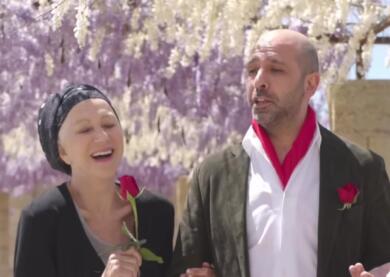 Taormina Film Festival, Helen Mirren su Checco Zalone: «Vorrei tanto lavorare ancora con lui»