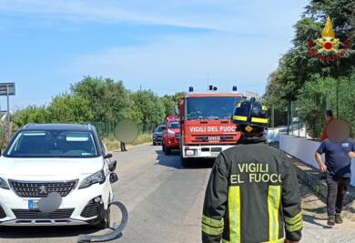 Scontro auto-moto sulla Carovigno-Ostuni: feriti soccorsi dal 118, traffico in tilt sulla Sp 81