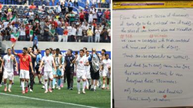 Mondiali, l’Iran ringrazia Los Angeles: «Prevalga la pace tra tutte le nazioni»