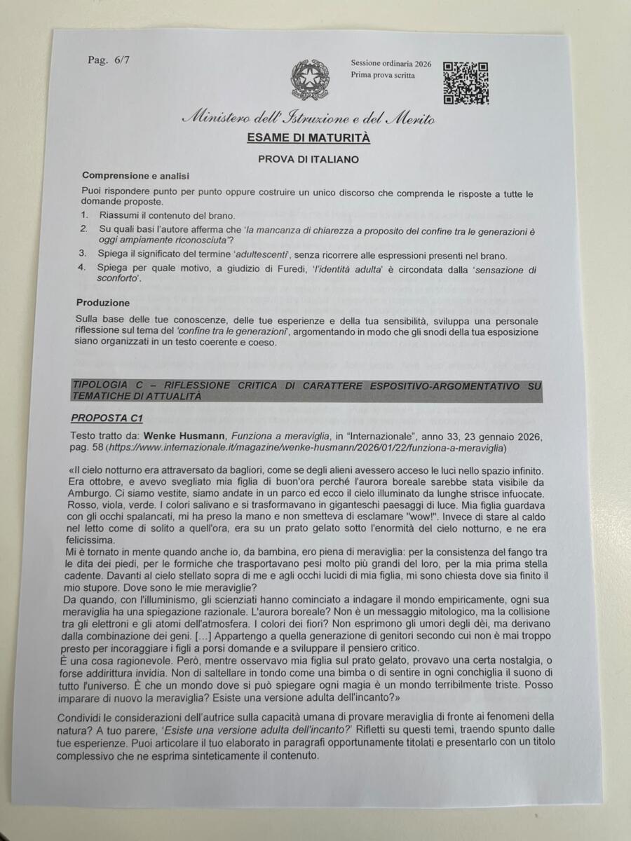 Maturità, via agli esami per oltre 527mila studenti: le tracce della prima prova – FOTO Maturità, via agli esami per oltre 527mila studenti: le tracce della prima prova – FOTO