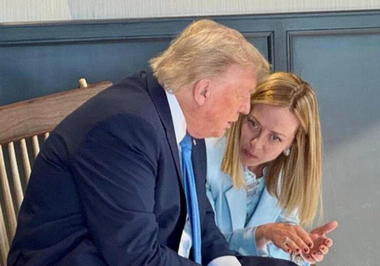 meloni trump