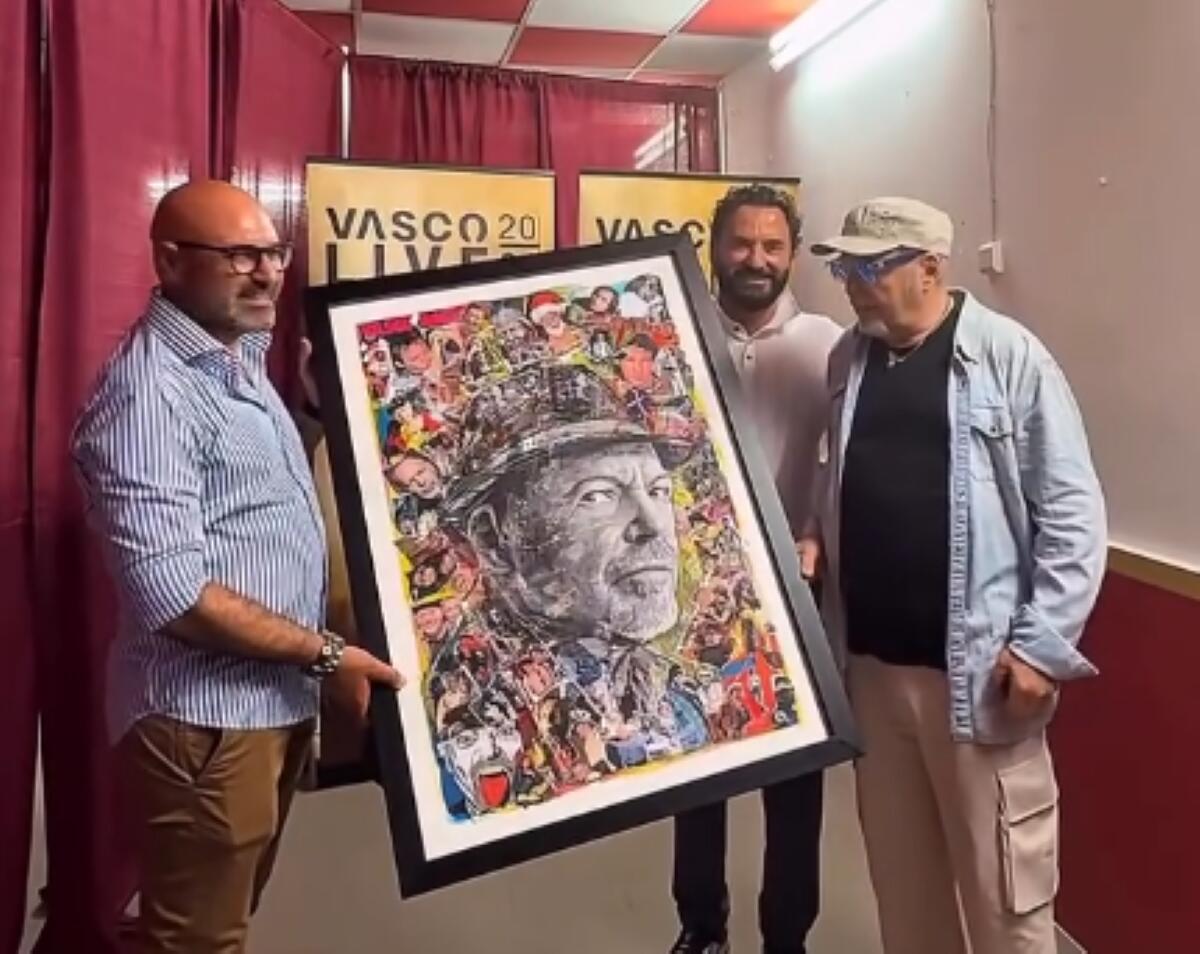 Da New York ad Ancona: l’omaggio dell’artista coratino Vincenzo Mascoli a Vasco Rossi – VIDEO