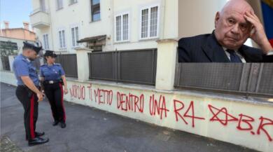 Nordio minacciato con una scritta a Roma siglata Br: «Ti metto in una R4»