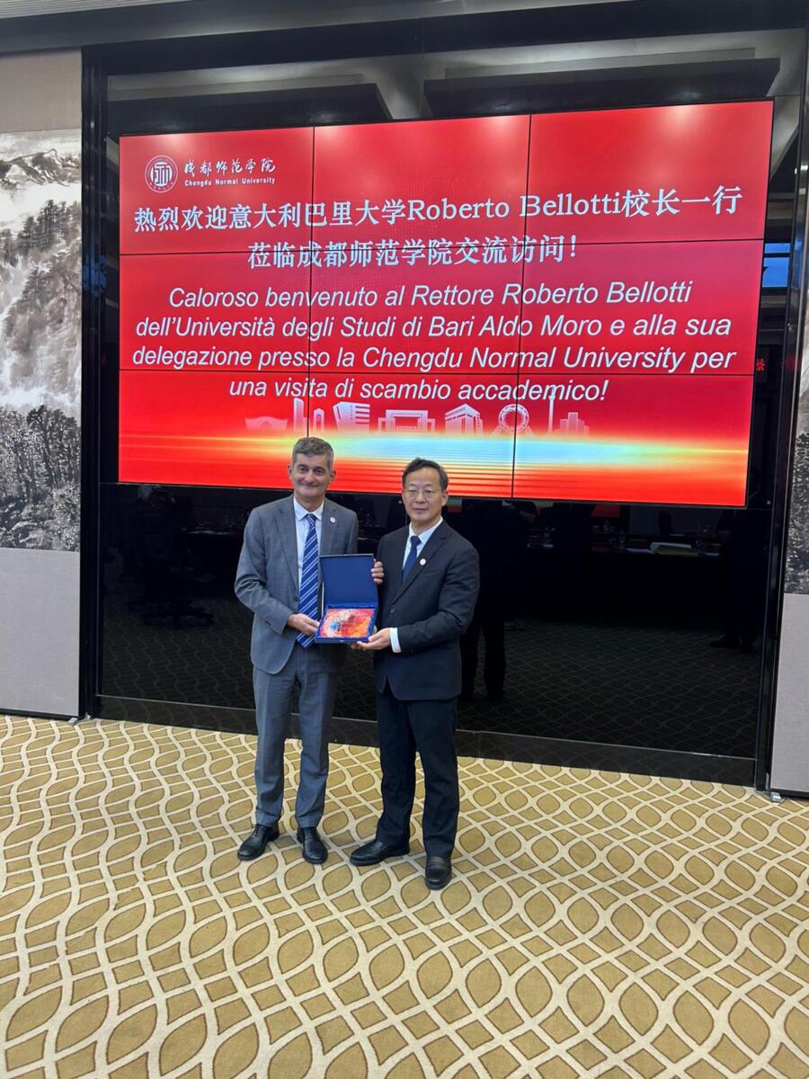 L’Università di Bari sbarca in Cina: inaugurato a Chengdu il nuovo “International College” L’Università di Bari sbarca in Cina: inaugurato a Chengdu il nuovo “International College”