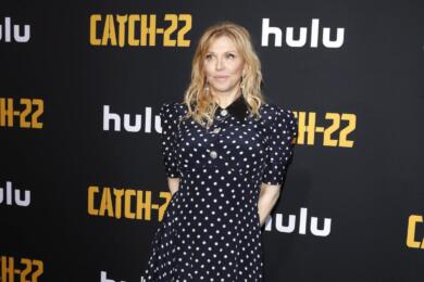 Mondiali: Courtney Love festeggia il compleanno allo stadio con Spagna-Belgio