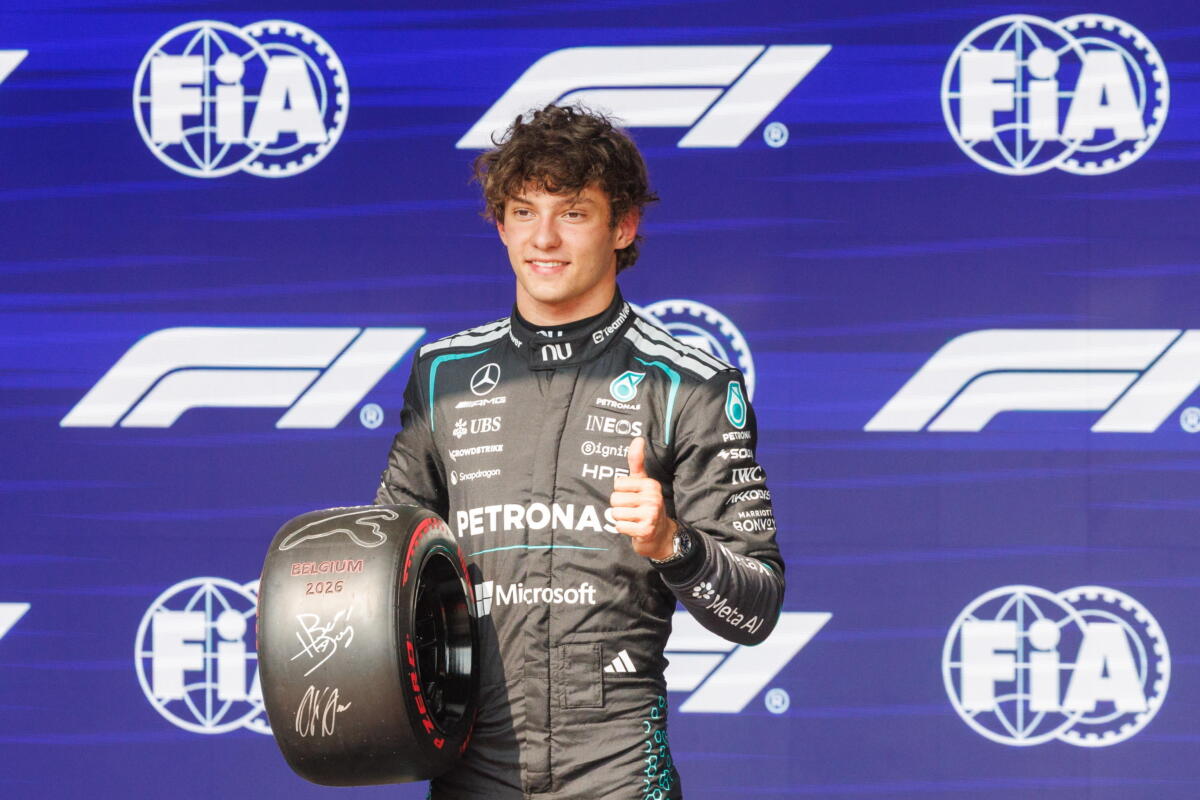 Kimi Antonelli da leggenda a Spa: pole storica ed eguagliato il mito di Ascari Kimi Antonelli da leggenda a Spa: pole storica ed eguagliato il mito di Ascari