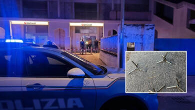 Mesagne, colpo sventato all’Unicredit: banditi messi in fuga della Polizia