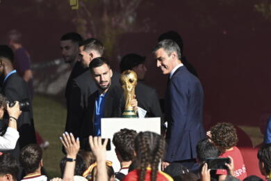 Mondiali: inizia la parata della Spagna dopo la visita a Sanchez